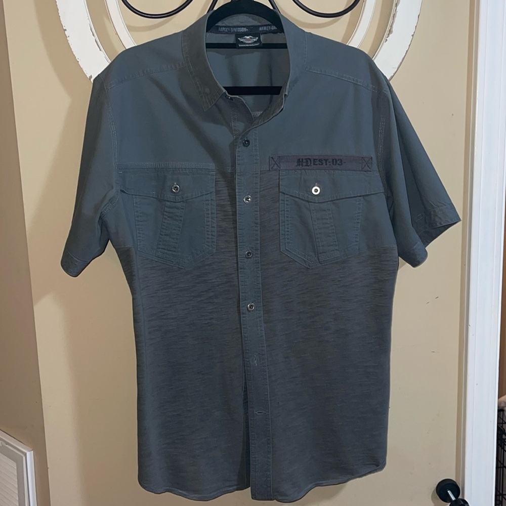 Harley Davidson Button Down